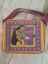 Disney Pocahontas Soft Lunch Box without Thermos Vintage Rare Purple Yellow picture
