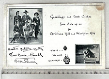 1933 1934 Christmas and New Year cards by Lord Baden Powell picture