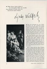 Ljuba Welitsch - Signed Opera News Program & LOA picture