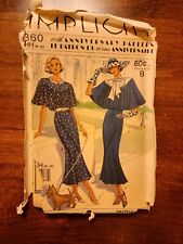 Vintage Sewing Pattern Simplicity 9360 60th Anniversary Dress Sz 6-12 Uncut picture