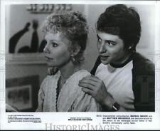 1983 Press Photo Marsha Mason and Matthew Broderick star in 