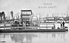 Calizona Ferry Boat Blythe California CA Reprint Postcard picture