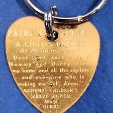 Patron 1954 A Childs Prayer Collectable Keychain Keyring picture