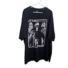 Disney Star Wars The Force Awakens Shirt Men's 3XL Black Short Sleeve Kylo Ren picture