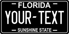 Florida Black Custom Personalized License plates Auto Bike Motorcycle picture