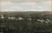 Hallowell,ME Looking East From Powder House Hill Kennebec County Maine Postcard picture