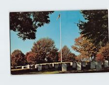 Postcard Flag Staff at Corinth National Cemetery Mississippi USA picture