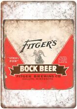 Fitger's Bock Beer Fitger Brewing Co. Ad Reproduction Metal Sign E220 picture
