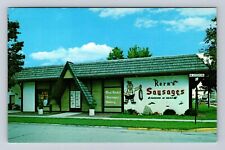 Frankenmuth MI-Michigan, Kern's Sausages, Antique, Vintage Souvenir Postcard picture