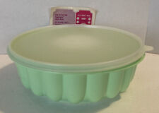 Vintage 3 Piece Tupperware Jello Mold Ice Ring Mint Green 1202 picture