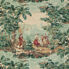  4 Drapes Bosporus Toile in ENGLISH GREEN & FRENCH BLUE Classic in NEW COLOR picture