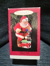 1993 Hallmark Keepsake Christmas Ornament Playful Pals Coca Cola Santa Holidays picture
