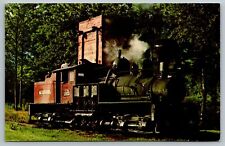 Vintage Railroad Train Locomotive Postcard - Graham County 1923 picture