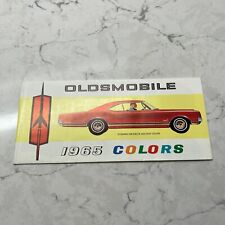 1965 Oldsmobile Luxurious Interiors Exquisitely Colors Sales Brochure Folder picture