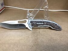 CRKT Fossil 5470 Ikoma Design Folding Pocket Knife broken BELT CLIP picture