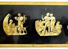 1800s Greco Roman Art Carving Statuary Scenes Magic Lantern Slide Strip BI5 picture