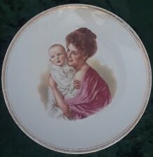 Antique VICTORIAN BEAUTY & BABY Wellsville USA picture