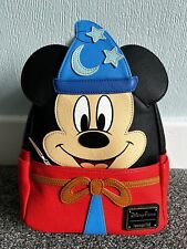 Loungefly Disney Parks Sorcerer Mickey Mouse Mini Backpack Fantasia Rare BNWT picture