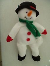 Vintage Holiday Plush Snowman Christmas picture