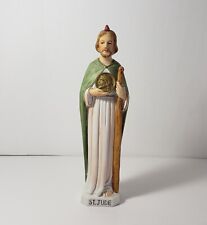 SANMYRO VINTAGE ST. JUDE STATUE MADE IN JAPAN CATHOLIC HOLY FIGURINE picture