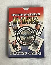 VINTAGE Operation Iraqi Freedom The Heroes War Playing Cards US Military Heroes picture