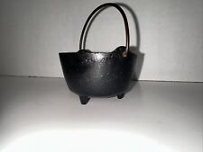 Mini Black Cauldron 2  Tall 3 Wide Vintage picture