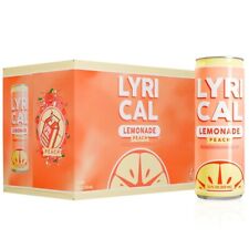 Lyrical Lemonade, Peach Juice Drink, 12 fl oz, 12 Pack Cans picture