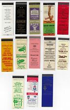 Lot 13 Less Than Perfect Matchbook Front Unstruck Matchbook Covers Small Towns  picture
