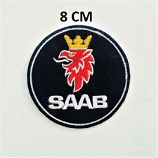SAAB Logo Embroidered Sew on Iron on Patch Car Great Quality Jacket Jeans N-255 picture