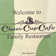 1980s Classic Cup Café Family Restaurant Menu Parkland Center Ann Arbor Michigan picture
