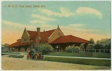 CM&StP Chicago, Milwaukee & St. Paul Railway Depot, Beloit, Wisconsin 1911 picture