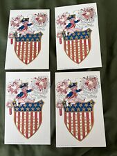 Antique Patriotic 4th Of July Postcard Lot picture