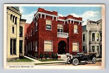 Bradford PA-Pennsylvania, Ladies Club, Antique, Vintage Souvenir Postcard picture