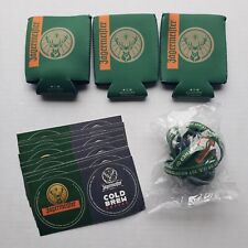 Jagermeister Lot with 3 Koozies 10 Silicone Wristbands & 12 Sticker Sheets New picture