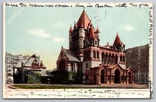 Trinity Church. 1905 Boston Massachusetts Vintage Postcard picture