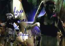 Amy Allen Signed Star Wars Revenge of the Sith Aayla Secura 5x7 Card COA picture