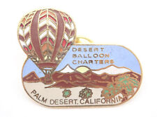 Desert Balloon Charters Palm Desert California Vintage Lapel Pin picture