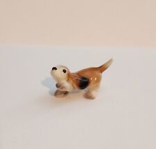 HR Hagen Renaker Basset Hound Running Pup Miniature Figurine picture