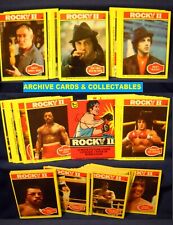 1979 Topps Rocky II Trading Card BASE Set & Wrapper picture