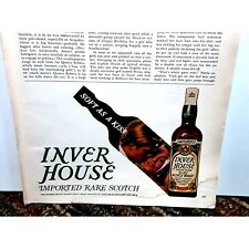 1968 Inver House Scotch Vintage Print Ad Original picture