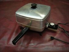 Vintage Mirro-Matic Aluminum Electric Frypan w/Power Cord Tested Model M-0272-56 picture