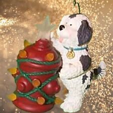 Vintage Hallmark Ornament 1993 Dogs Best Friend Magic Light Up Christmas New picture