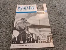 September 1956 Aircraft Accident and Maintenance U. S. Air Force Magazine picture