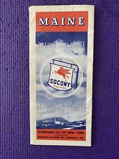 Vintage  Socony-Vacuum Road Map of Maine 1937 picture