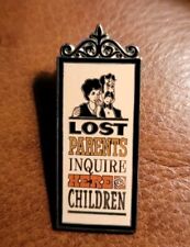 Vintage Disneyland Pin Sign Series Lost Parents Inquire Here for Children c2001 picture