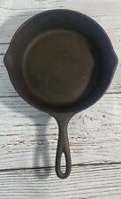 Vintage Lodge Skillet  D3 8'' 5SK Notch Heat Ring Cast Iron Fry Pan picture