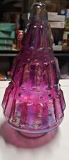 Purple Glass Christmas Tree Decoration 7 Inch picture