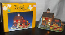 RARE 1997 Autumn Accents CIDER MILL PORCELAIN LIGHTED BUILDING WORKS  picture
