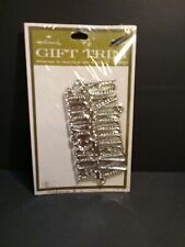 Hallmark Gift Trim 4” Silver For Your Wedding Vintage Sealed picture