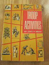 BSA Troop Activities Booklet 1962 picture
